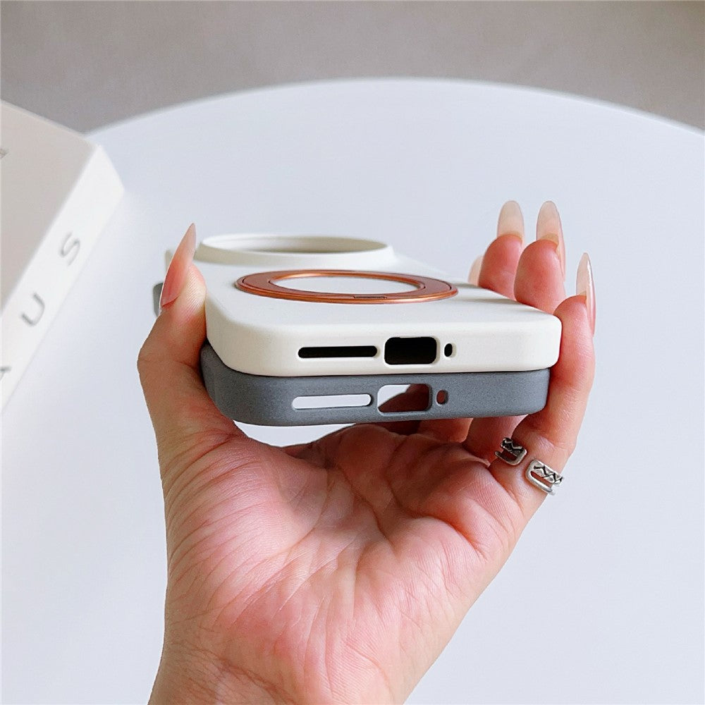 Xiaomi 17 Ultra 5G Magnetiskt Skal Roterande Stöd Matt Textur Anti-Fingeravtryck PC + TPU Stötsäkert mobilskal