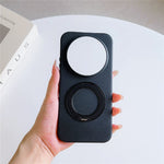 For Xiaomi 17 Ultra 5G Magnetic Case Rotating Kickstand Matte Texture Anti-Fingerprint PC + TPU Shockproof Phone Cover