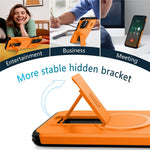 For Samsung Galaxy A27 5G Magnetic Case Kickstand Camera Slider PC + TPU Phone Cover