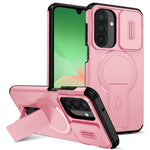 For Samsung Galaxy A27 5G Magnetic Case Kickstand Camera Slider PC + TPU Phone Cover