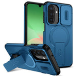 For Samsung Galaxy A27 5G Magnetic Case Kickstand Camera Slider PC + TPU Phone Cover