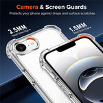 For iPhone 17e / 16e Case Military Grade Drop Protection Acrylic + TPU Phone Cover