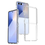 For Samsung Galaxy Z Flip8 Clear Phone Case TPU+Acrylic Shockproof Phone Back Cover