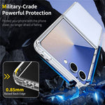 For Samsung Galaxy Z Flip8 Clear Phone Case TPU+Acrylic Shockproof Phone Back Cover