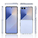 For Samsung Galaxy Z Flip8 Clear Phone Case TPU+Acrylic Shockproof Phone Back Cover