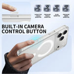 For iPhone 18 Pro Max / 17 Pro Max Magnetic Case TPU + Acrylic Phone Cover with Camera Control Button