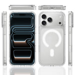 For iPhone 18 Pro Max / 17 Pro Max Magnetic Case TPU + Acrylic Phone Cover with Camera Control Button