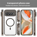 For Google Pixel 11 Pro Magnetic Case Clear PC + TPU Shockproof Phone Back Cover