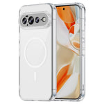 For Google Pixel 11 Pro Magnetic Case Clear PC + TPU Shockproof Phone Back Cover