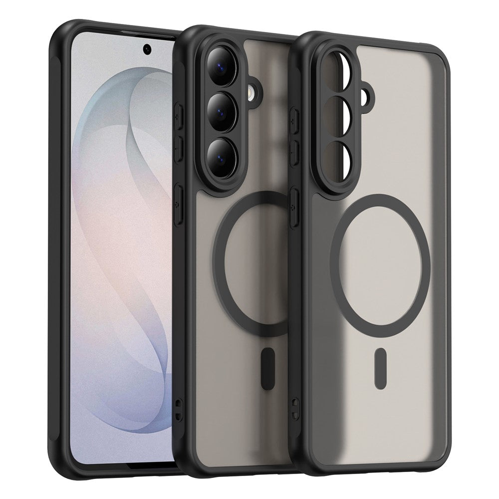 Til Samsung Galaxy S26 FE Magnetisk Cover Anti-fald Mat PC + TPU Telefoncover