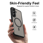 Til Samsung Galaxy S26 FE Magnetisk Cover Anti-fald Mat PC + TPU Telefoncover