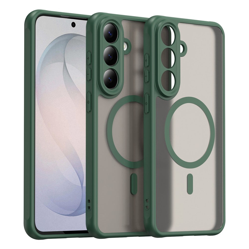 Til Samsung Galaxy S26 FE Magnetisk Cover Anti-fald Mat PC + TPU Telefoncover