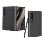 For Samsung Galaxy Z Fold8 Case PC Phone Back Cover with Stylus and Tempered Glass Film