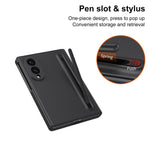 For Samsung Galaxy Z Fold8 Case PC Phone Back Cover with Stylus and Tempered Glass Film