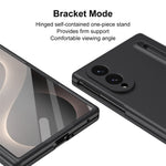 For Samsung Galaxy Z Fold8 Case PC Phone Back Cover with Stylus and Tempered Glass Film