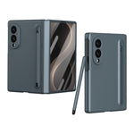 For Samsung Galaxy Z Fold8 Case PC Phone Back Cover with Stylus and Tempered Glass Film