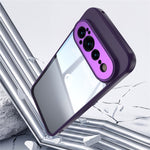 Til Google Pixel 11 Pro XL Etui Akryl TPU Metal Rustning Stødsikkert Beskyttelsescover