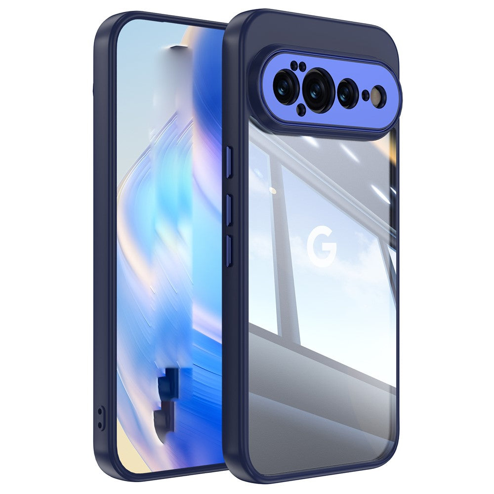 Til Google Pixel 11 Pro XL Etui Akryl TPU Metal Rustning Stødsikkert Beskyttelsescover