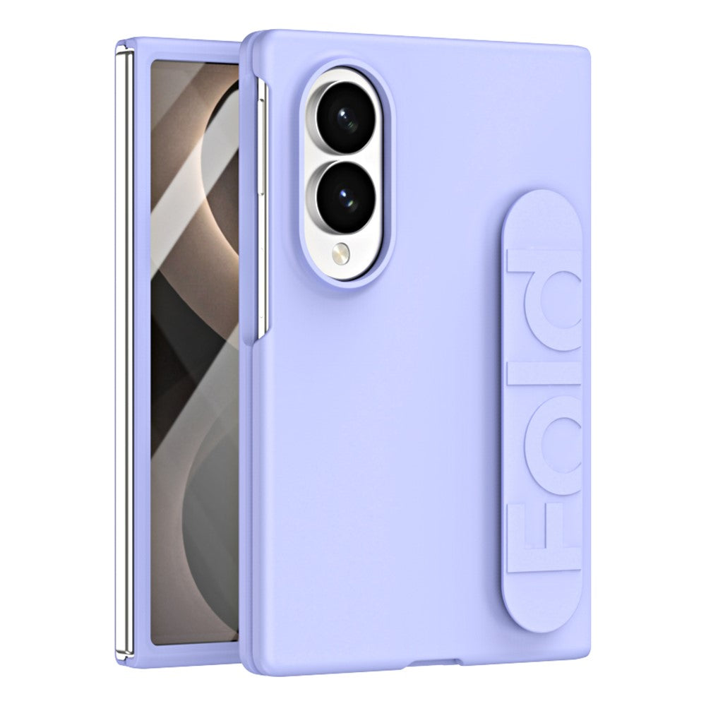 For Samsung Galaxy Z Fold8 Case Wristband Rubberized Hard PC Phone Cover