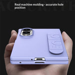 For Samsung Galaxy Z Fold8 Case Wristband Rubberized Hard PC Phone Cover