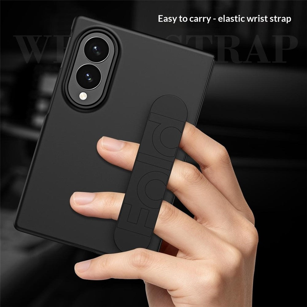 For Samsung Galaxy Z Fold8 Case Wristband Rubberized Hard PC Phone Cover