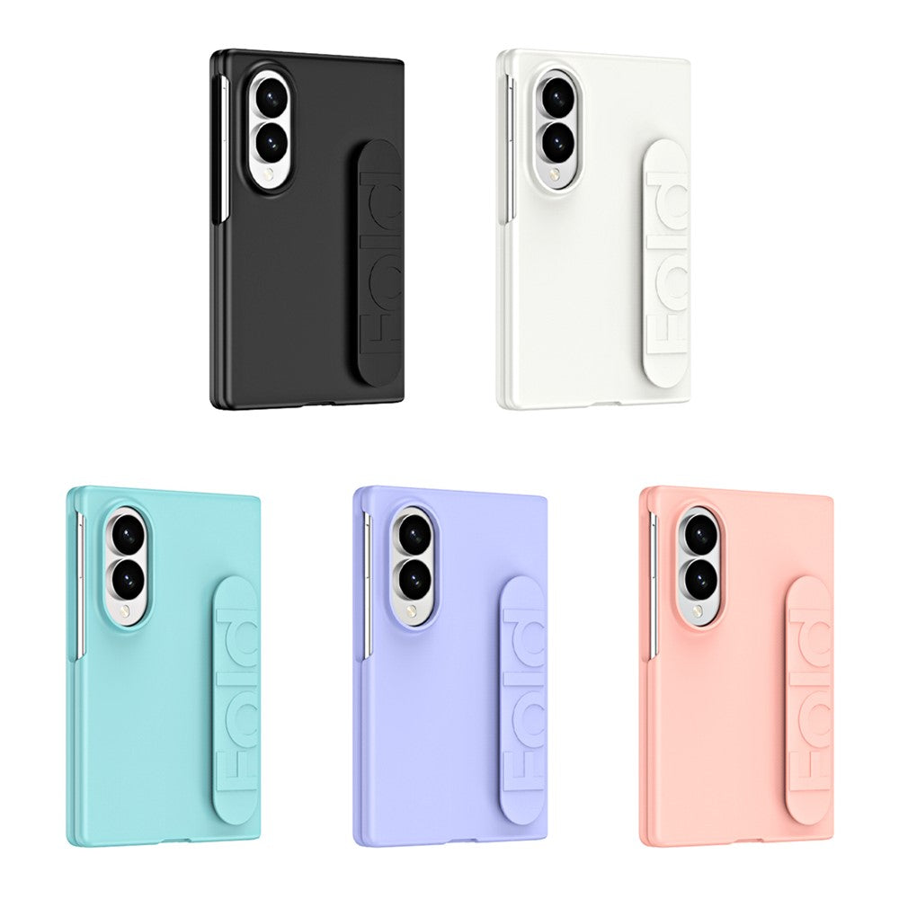 For Samsung Galaxy Z Fold8 Case Wristband Rubberized Hard PC Phone Cover