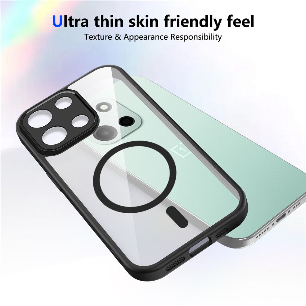 OnePlus Turbo 6 5G / Nord 6 5G Magnetiskt skal Transparent PC + TPU Stötsäkert Hudvänligt mobilskal