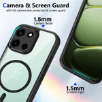 OnePlus Turbo 6 5G / Nord 6 5G Magnetiskt skal Transparent PC + TPU Stötsäkert Hudvänligt mobilskal