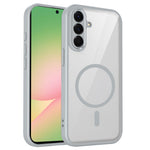 Til Samsung Galaxy A36 5G / A37 5G Magnetisk Etui Gennemsigtigt PC + TPU Stødsikkert Hudvenligt Telefoncover