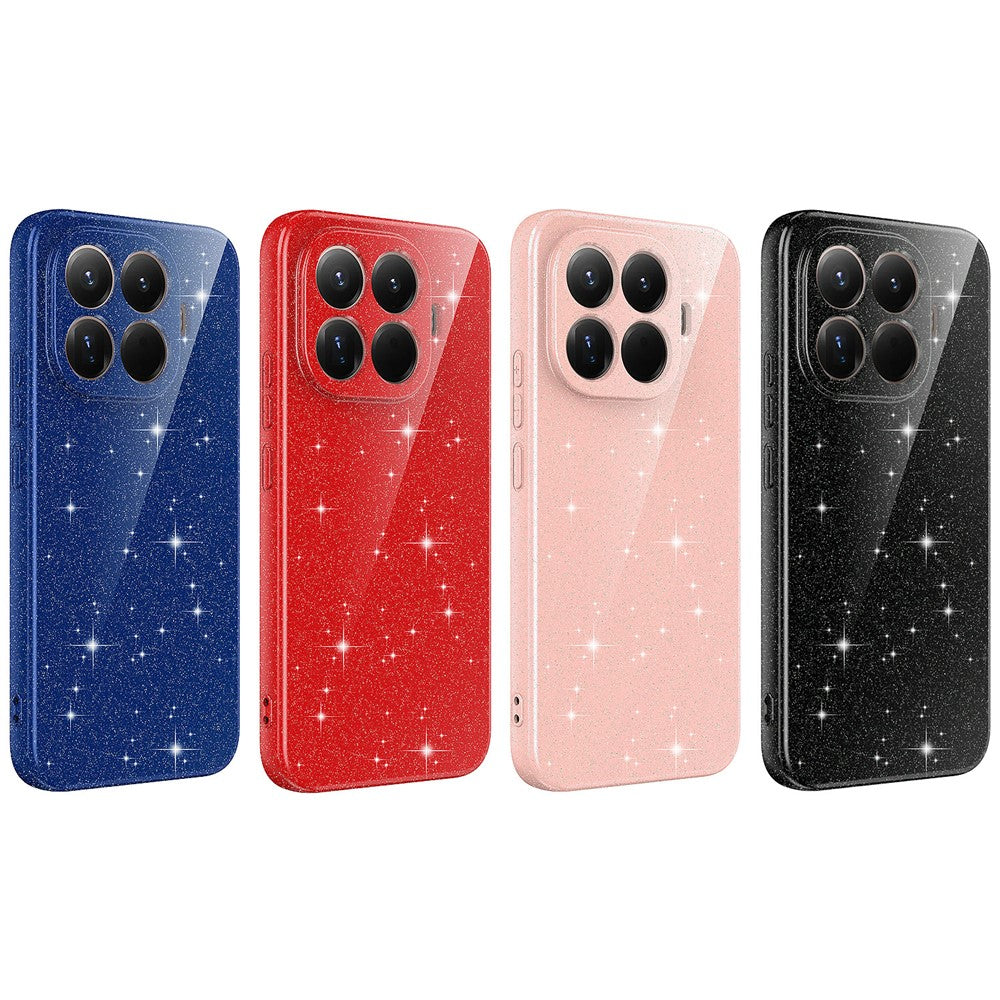For Xiaomi 17T Pro Magnetic Case Glitter TPU Shockproof Phone Cover with Lanyard