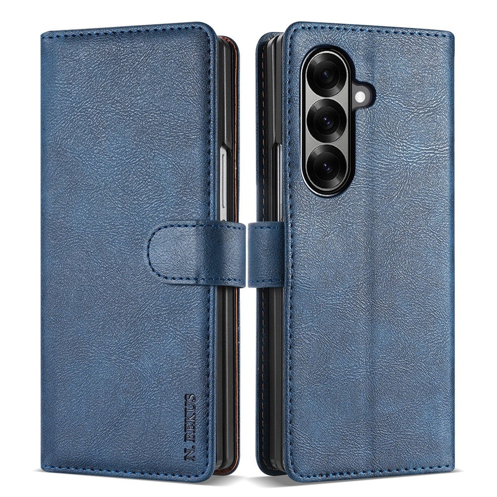 N.BEKUS CSJ-001 For Samsung Galaxy Z Fold8 Ultra Stand Case PU Leather Wallet Phone Cover