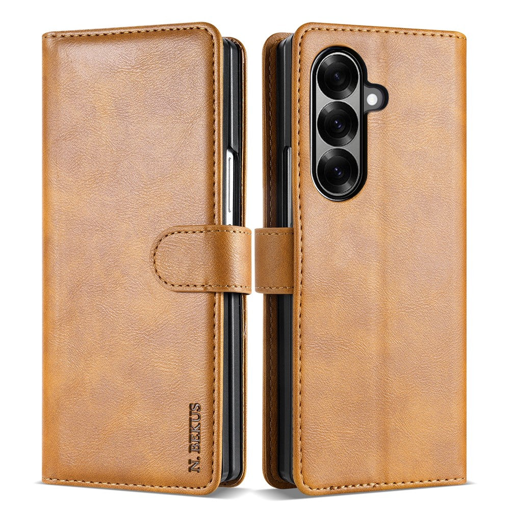 N.BEKUS CSJ-001 For Samsung Galaxy Z Fold8 Ultra Stand Case PU Leather Wallet Phone Cover