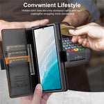 N.BEKUS til Samsung Galaxy Z Fold8 Ultra Stand Etui RFID-blokerende PU-læderpung Telefoncover
