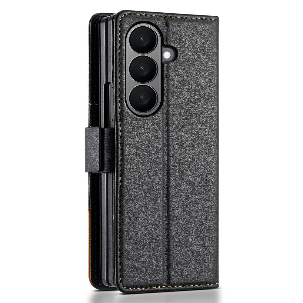 N.BEKUS til Samsung Galaxy Z Fold8 Ultra Stand Etui RFID-blokerende PU-læderpung Telefoncover