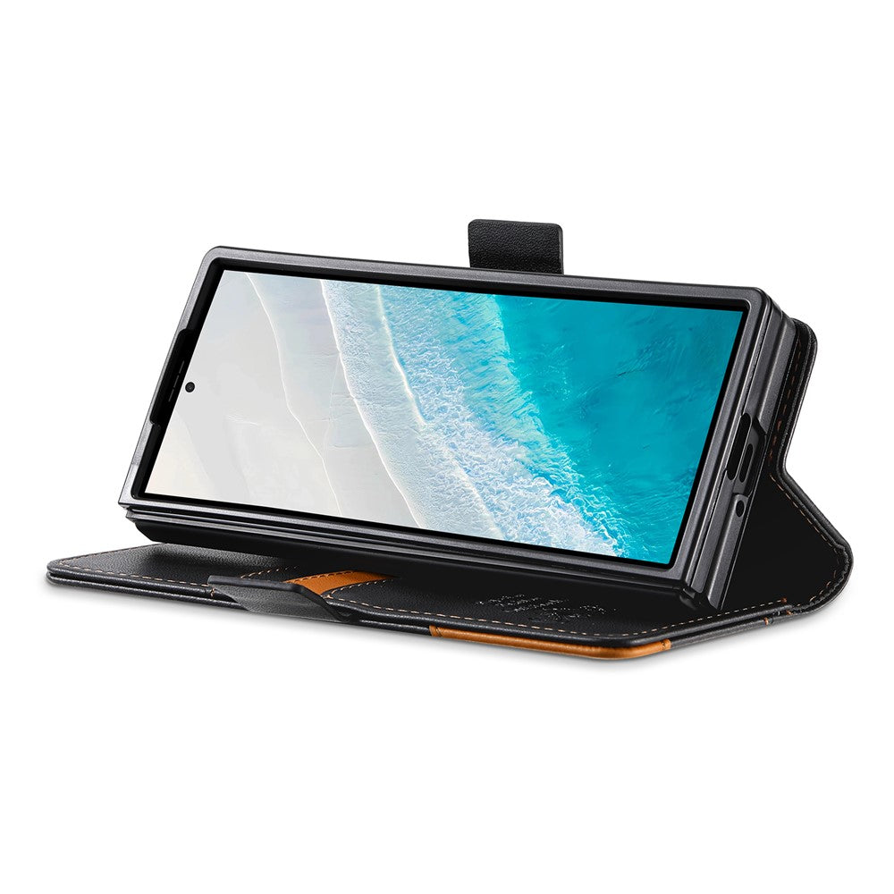 N.BEKUS til Samsung Galaxy Z Fold8 Ultra Stand Etui RFID-blokerende PU-læderpung Telefoncover