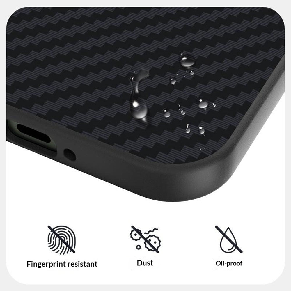 ABEEL For Xiaomi 17 Max Magnetic Case Carbon Fiber Texture Phone Back Cover