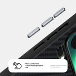 ABEEL For Xiaomi 17 Max Magnetic Case Carbon Fiber Texture Phone Back Cover