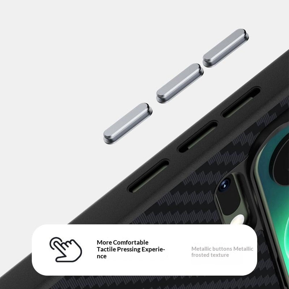 ABEEL For Xiaomi 17 Max Magnetic Case Carbon Fiber Texture Phone Back Cover