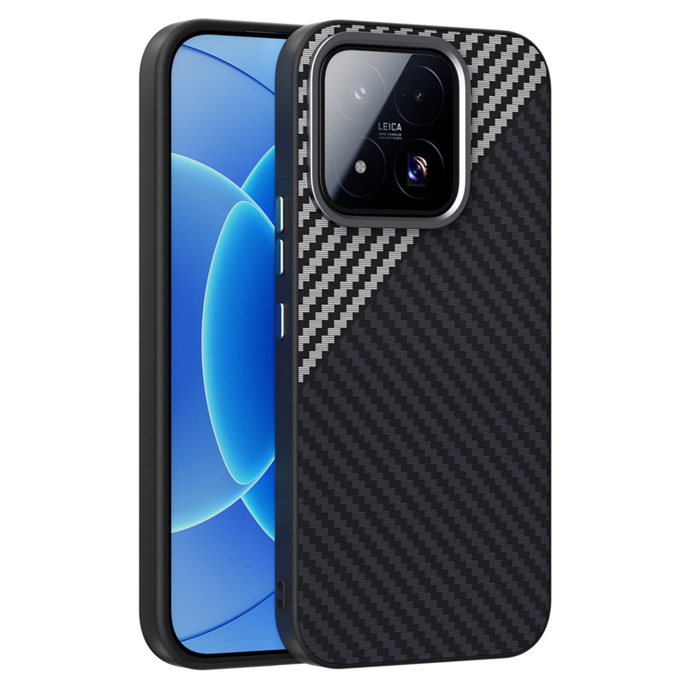 ABEEL For Xiaomi 17 Max Magnetic Case Carbon Fiber Texture Phone Back Cover