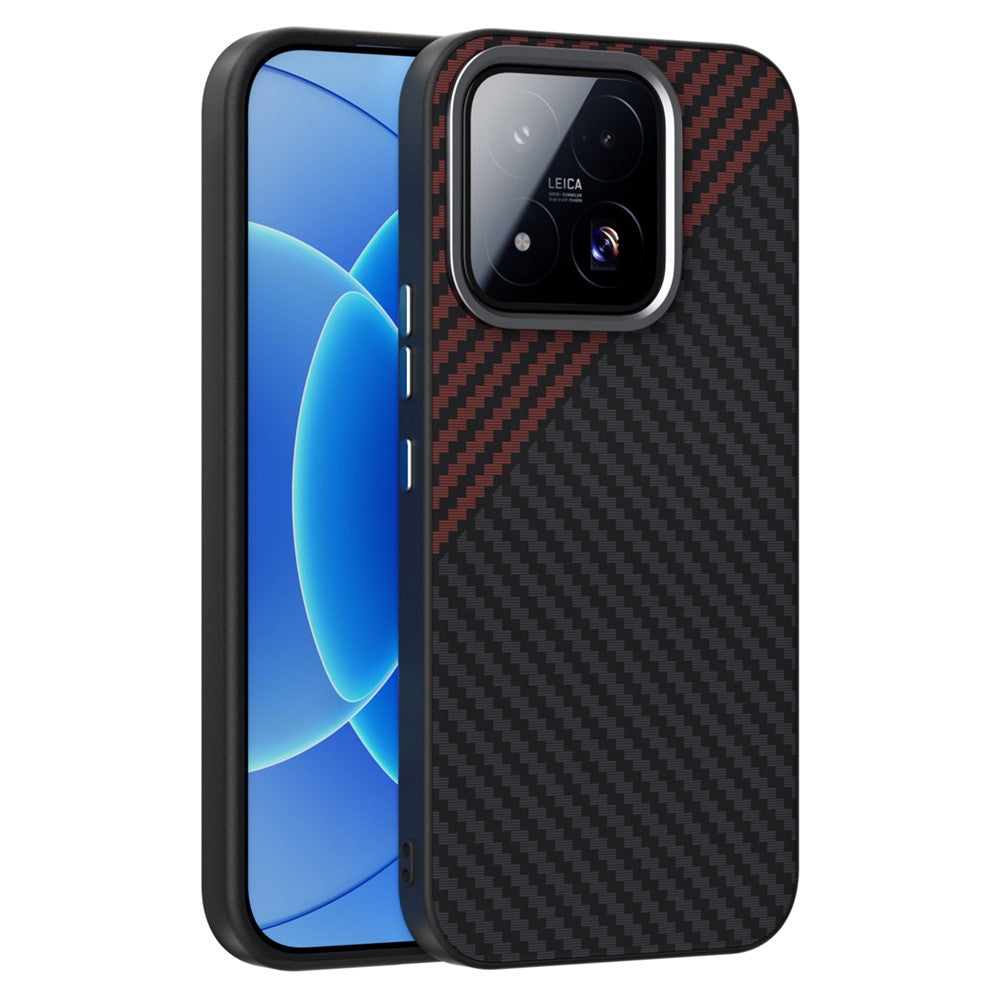 ABEEL For Xiaomi 17 Max Magnetic Case Carbon Fiber Texture Phone Back Cover