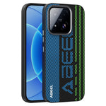 ABEEL For Xiaomi 17 Max Magnetic Case Micro-Embossing 6D Printed PC TPU Aluminum Alloy Leather Phone Cover