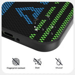 ABEEL For Xiaomi 17 Max Magnetic Case Micro-Embossing 6D Printed PC TPU Aluminum Alloy Leather Phone Cover