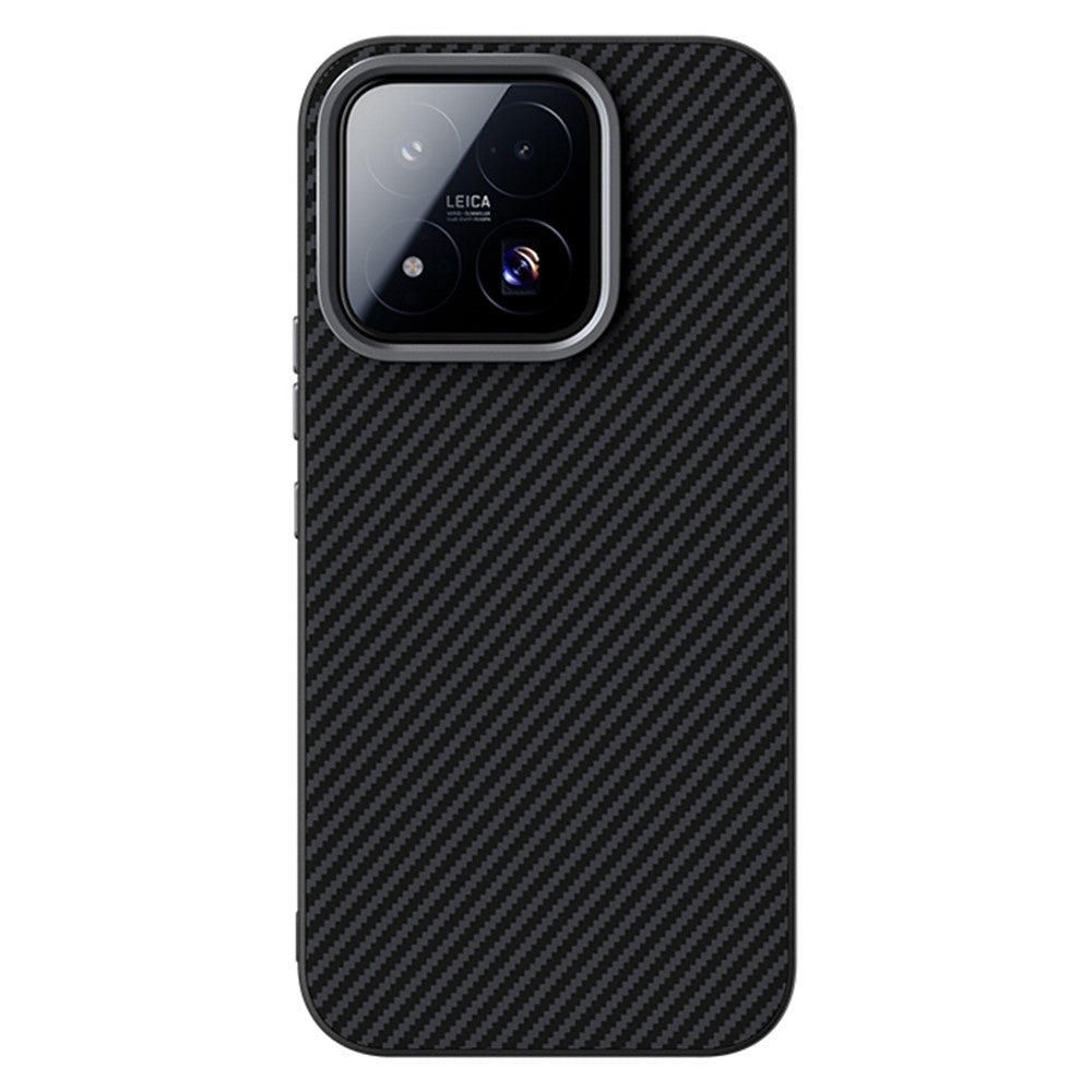 ABEEL for Xiaomi 17 Max Magnetic Case Carbon Fiber Texture TPU PC PU Phone Back Cover