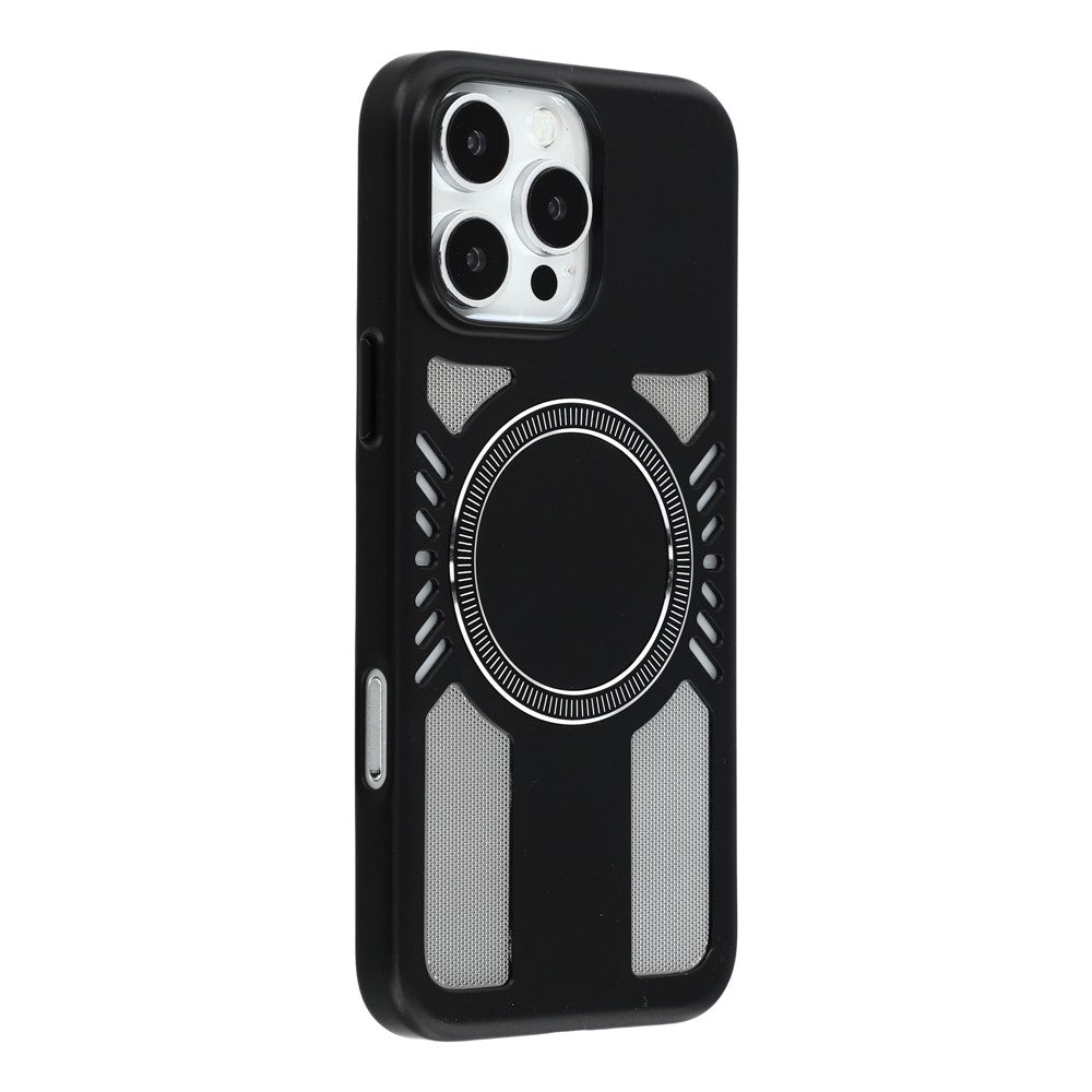 For iPhone 16 Pro Max Magnetic Case Heat Dissipation Hard PC Scratch Resistant Phone Cover