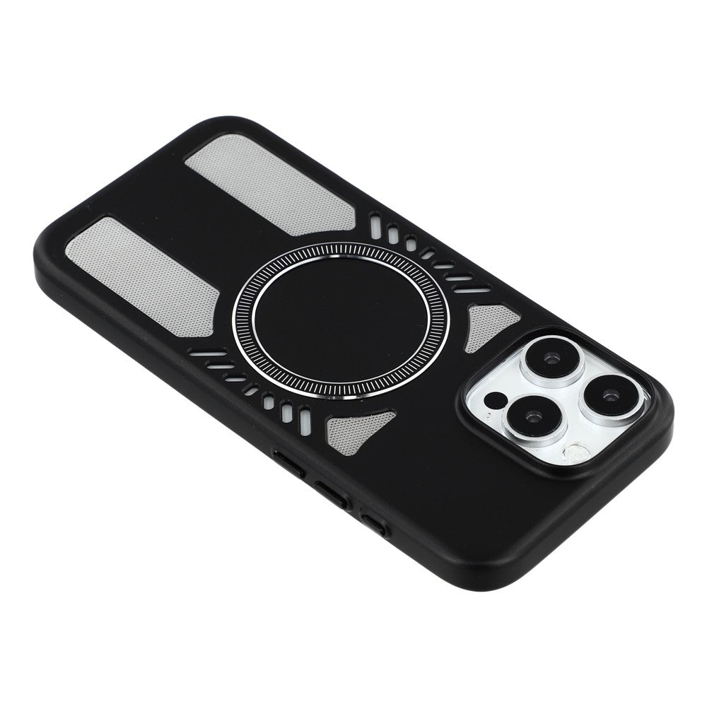 For iPhone 16 Pro Max Magnetic Case Heat Dissipation Hard PC Scratch Resistant Phone Cover