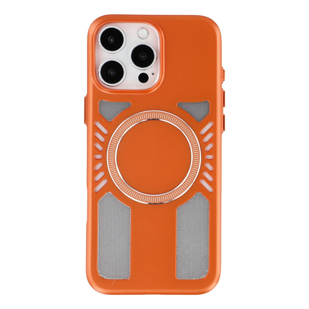 Til iPhone 15 Pro Magnetisk Cover Varmedissipation Hårdt PC Ridsefast Telefoncover
