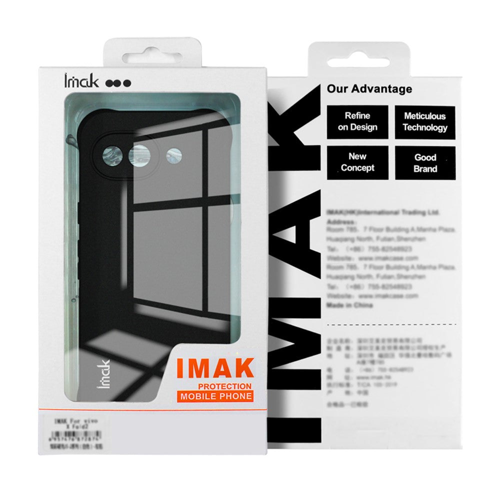 IMAK För Xiaomi Redmi A7 Pro 4G (171.56mm) / Redmi A7 Pro 5G / Poco C85x 5G / Poco C81 Pro 4G / Poco C81 4G / Poco C9E 4G Skal TPU mobilskal Airbag Stötsäkert Skydd