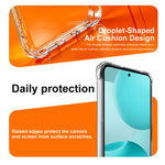 IMAK magnetisk Airbag-cover til OnePlus Nord CE6 Lite 5G / Realme P4x 5G, stødsikker TPU-beskyttelse, mobilcover