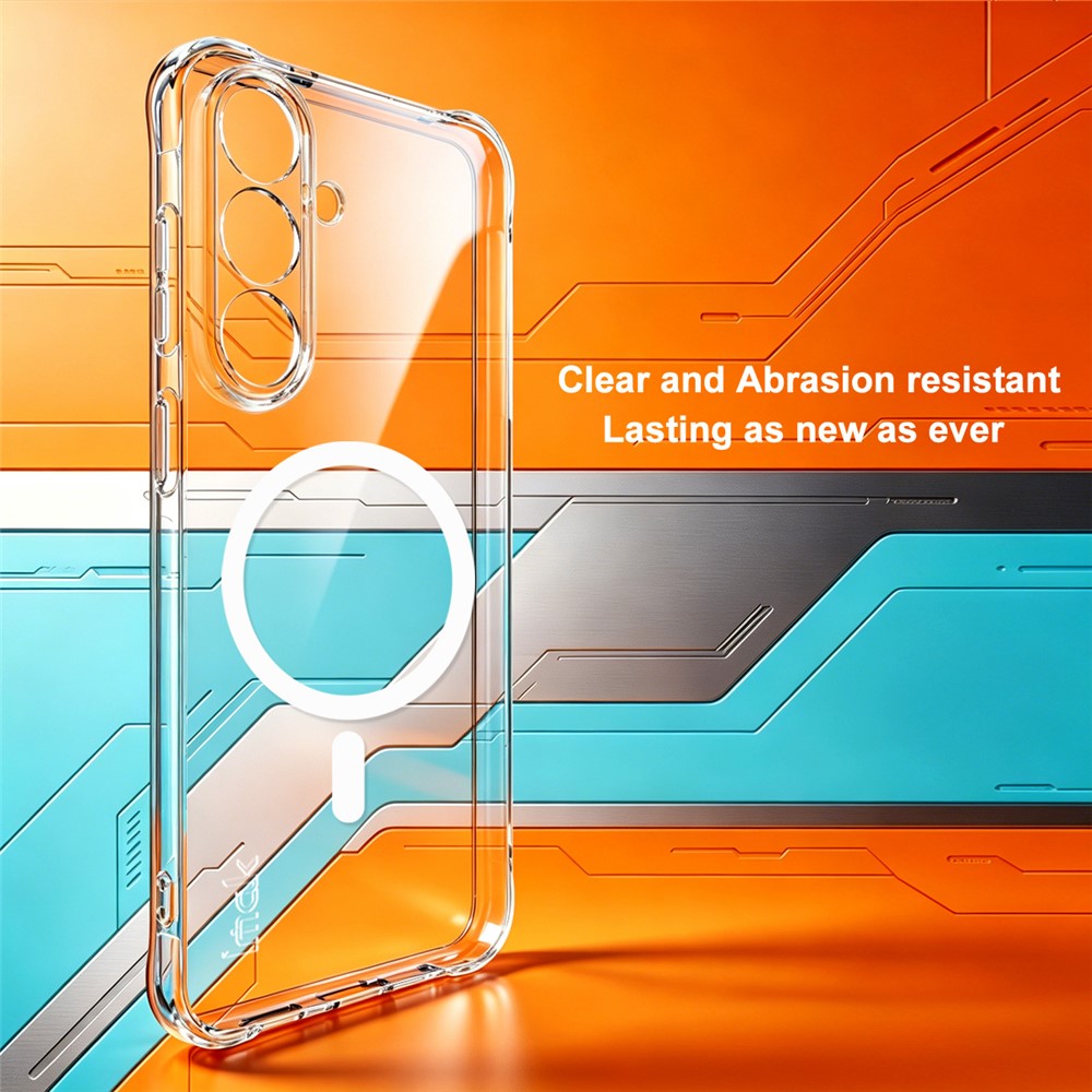 IMAK för Samsung Galaxy S26 FE Magnetiskt Skal Airbag Stötsäkert Skydd TPU Mobilskal