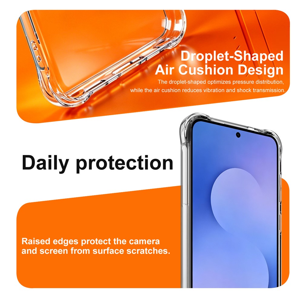 IMAK för Samsung Galaxy S26 FE Magnetiskt Skal Airbag Stötsäkert Skydd TPU Mobilskal
